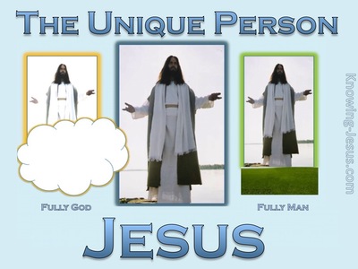 Jesus, The Unique Person - Perfect MAN Eternal SON (28)